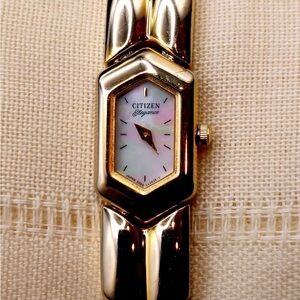 Citizen Hexagonal Gold-Tone Watch